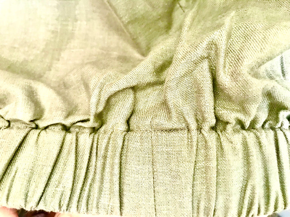 Thumbnail: Gathered Linen Mini Dress