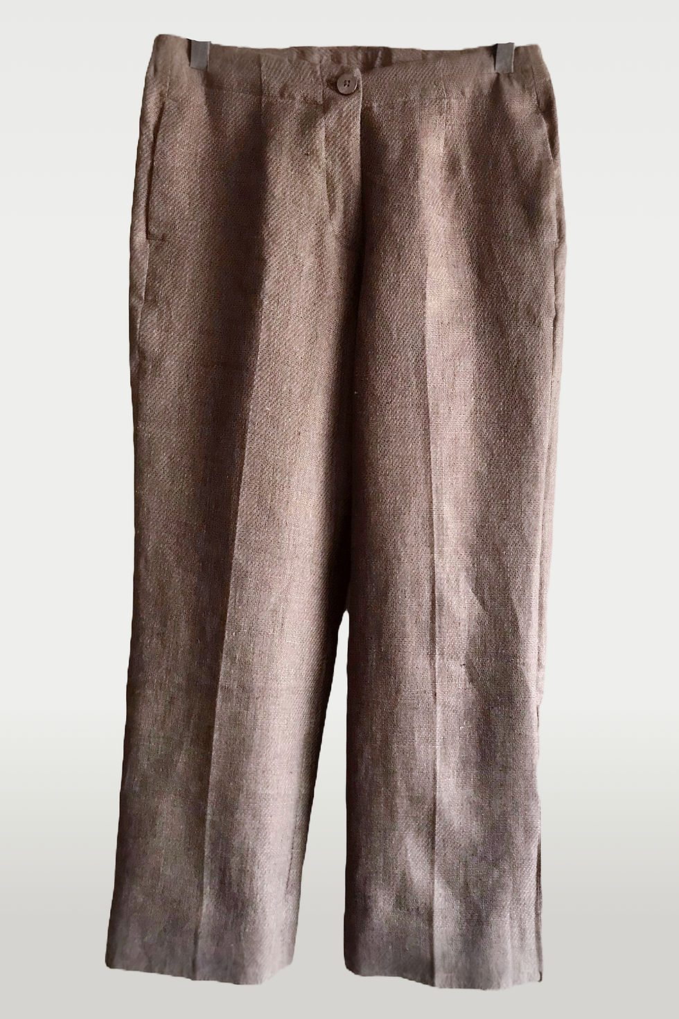 "Earthy" 100% Linen Trousers