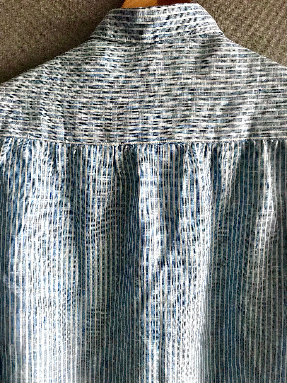 Thumbnail: Striped 100% Linen Shirt