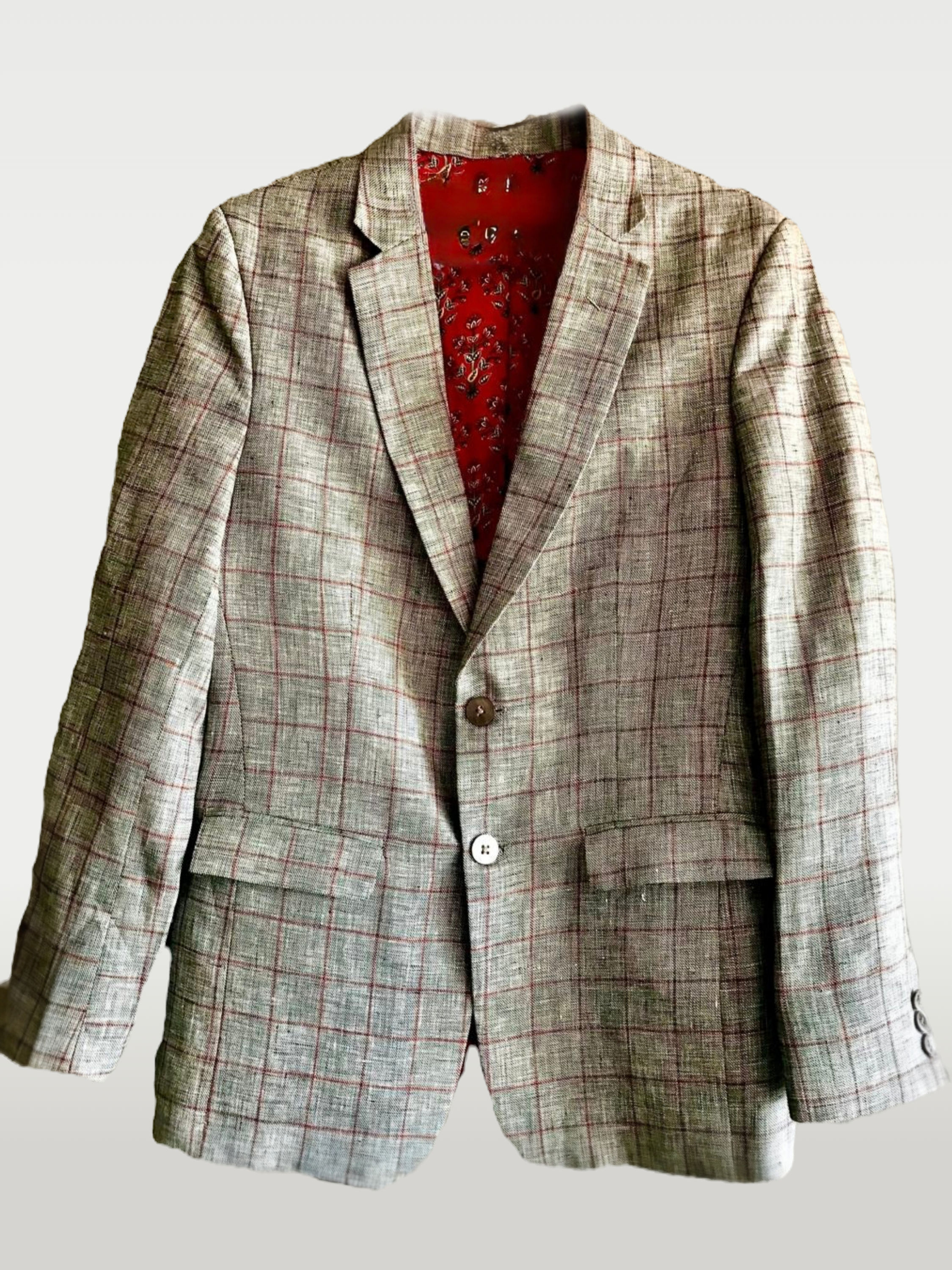 Unconstructed Savoy Linen Blazer