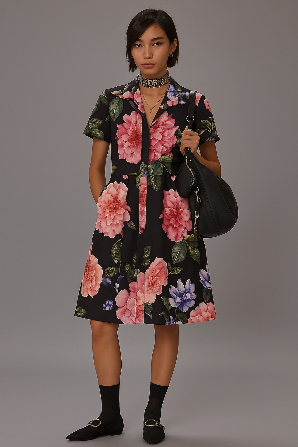 POLKA 100% Linen Statement Dress