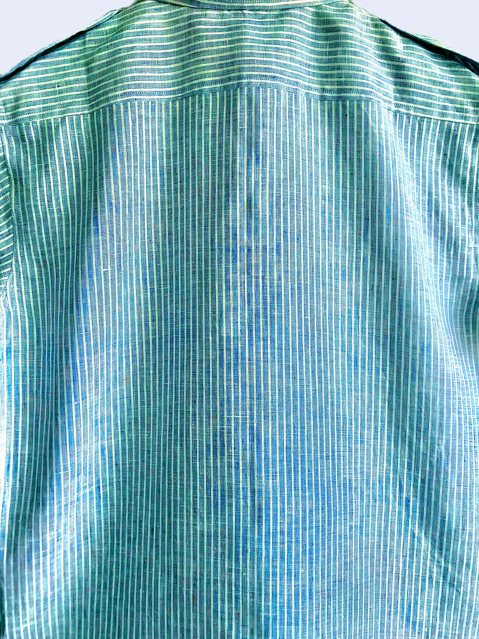 Thumbnail: "Amy" Linen Midi Shirt Dress