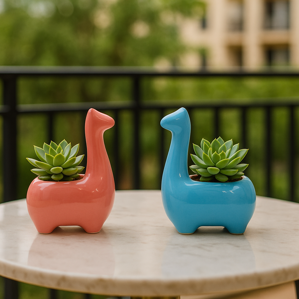 Llama Planter Set of 2