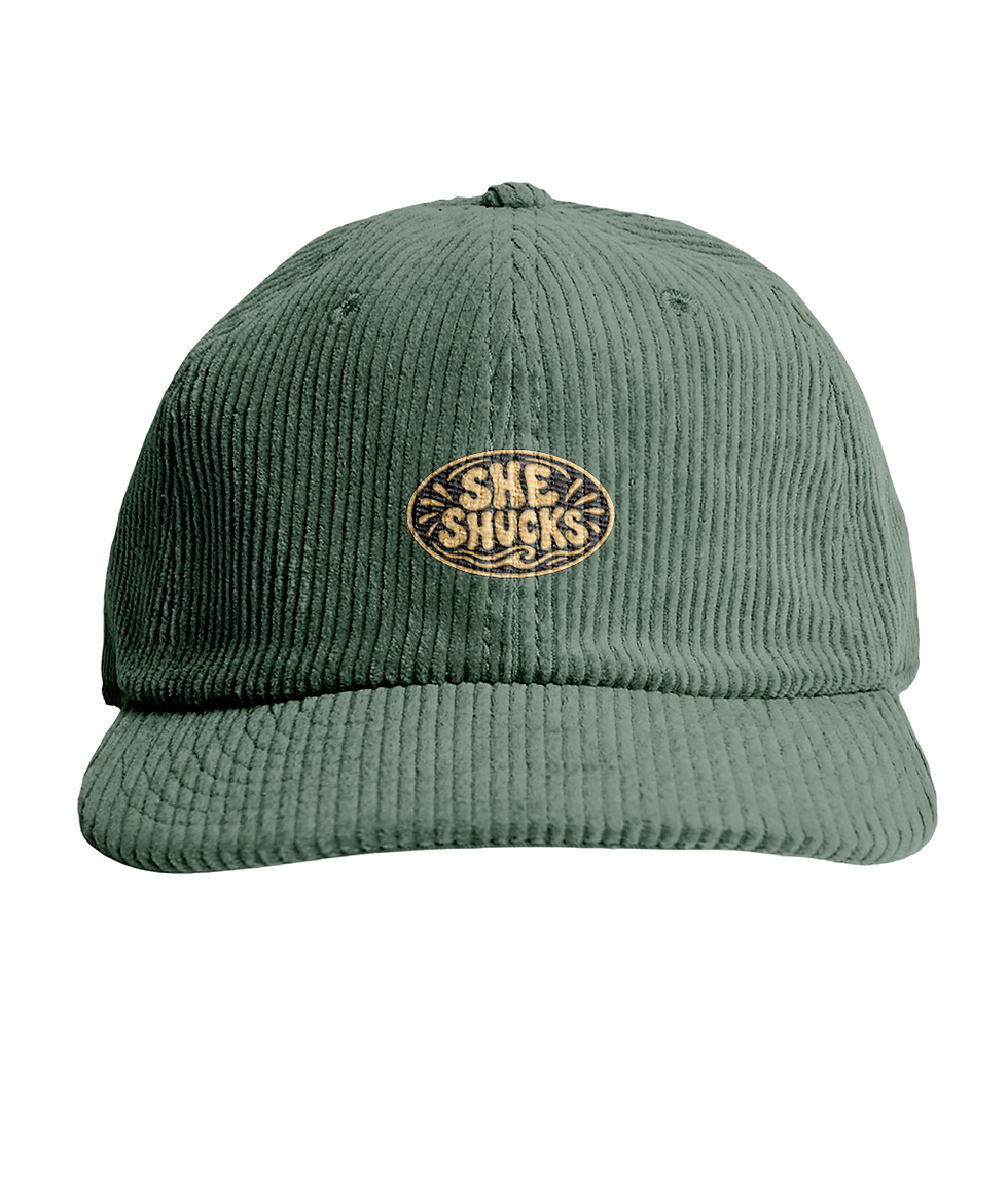 Thumbnail: Cord She Shucks Cap - Flat beak