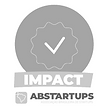 ícone em preto e branco da ABS Startups