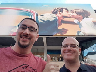 נינג'ה ומלך כובשים את קאן ברכיבה על חמור