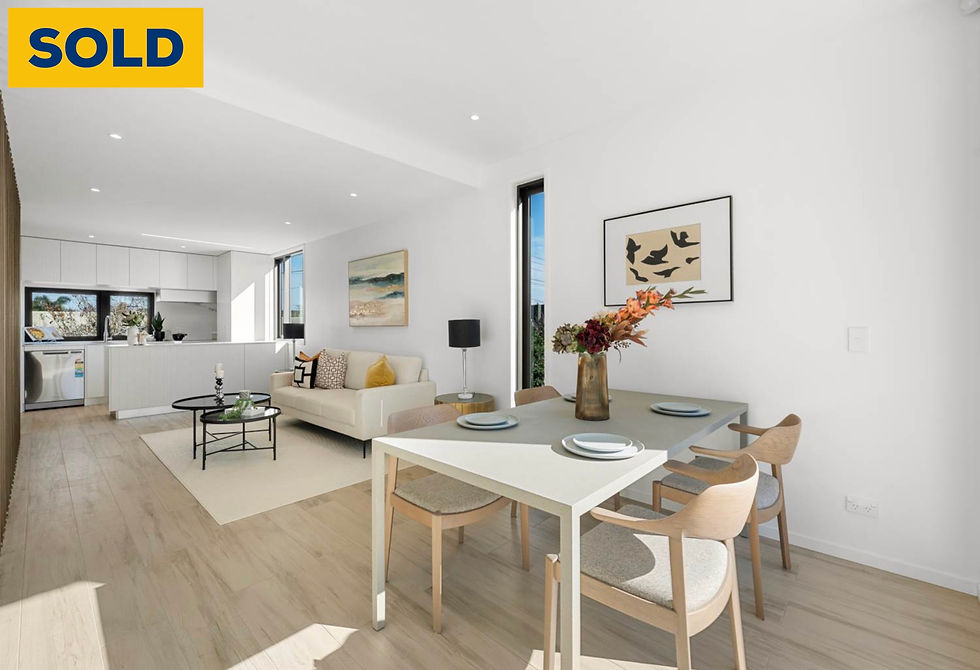 Modern townhouse open plan living dining Auckland new build 明亮開放式客餐廳 新建聯排別墅 奧克蘭