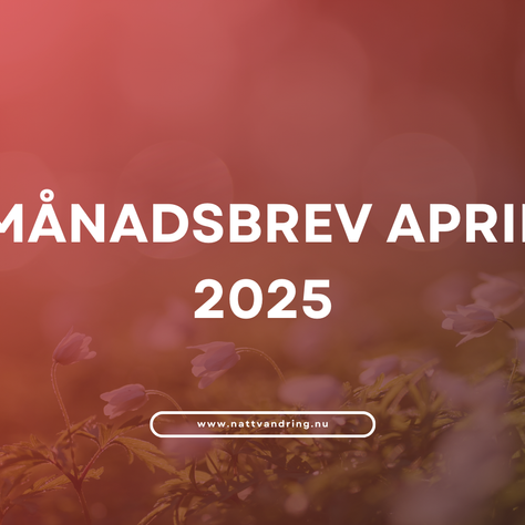 Månadsbrev april 2025