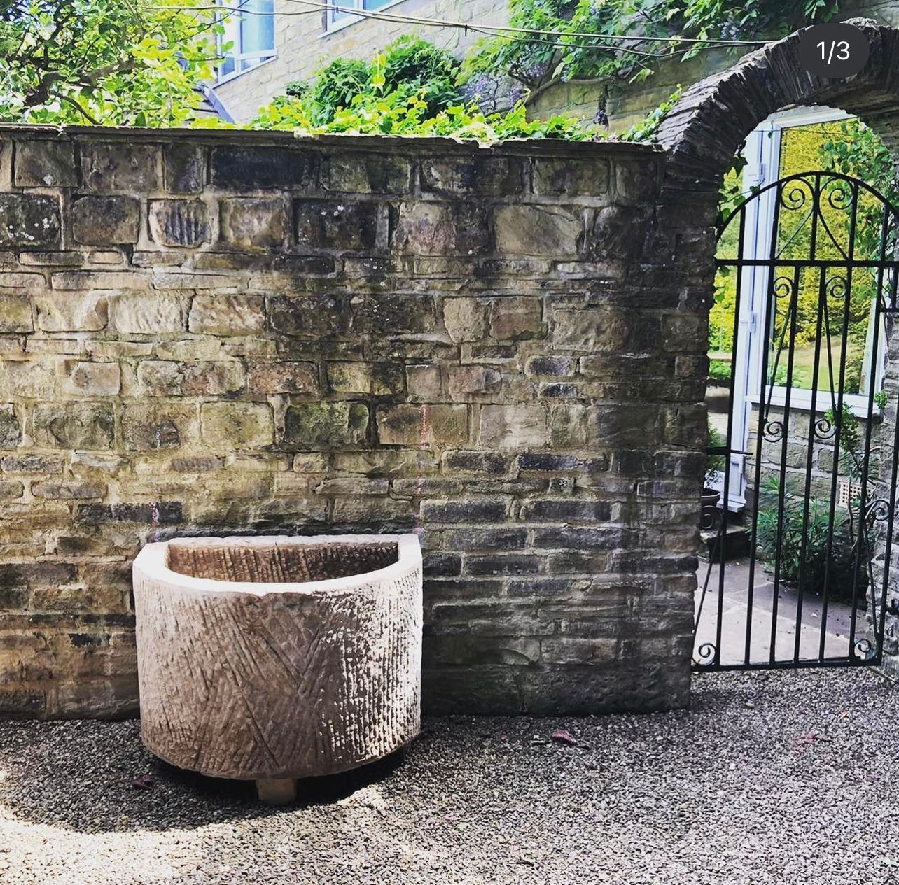 Sandstone D-Trough (size varies)