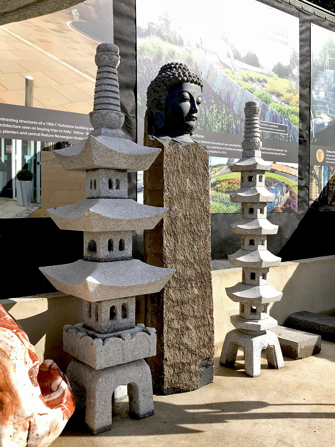 Japanese Lantern: San Ju Tou 3 Tier H148cm