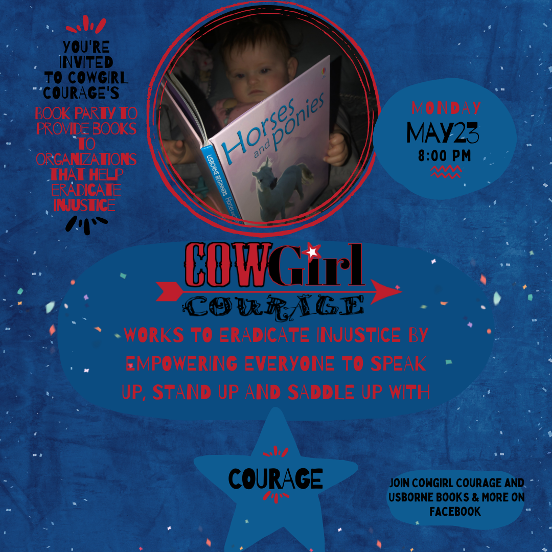 Cowgirl Courage Book Drive Donation