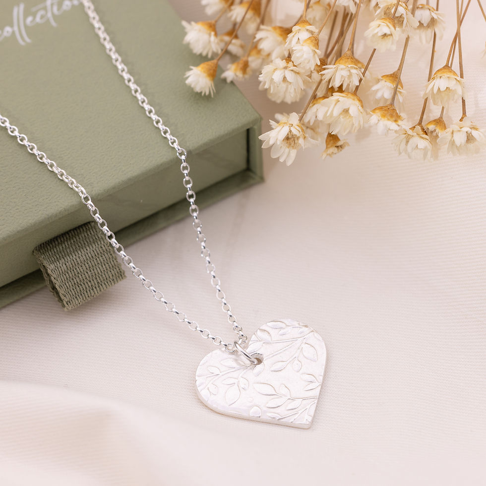 Thumbnail: SOLD - Leafy heart pendant