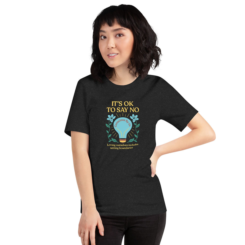 Thumbnail: It's OK to Say No Boundaries Unisex t-shirt