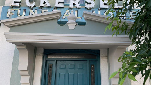 Completed custom made awning installed