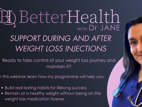Free Webinar: Support during and after Weight Loss Injections