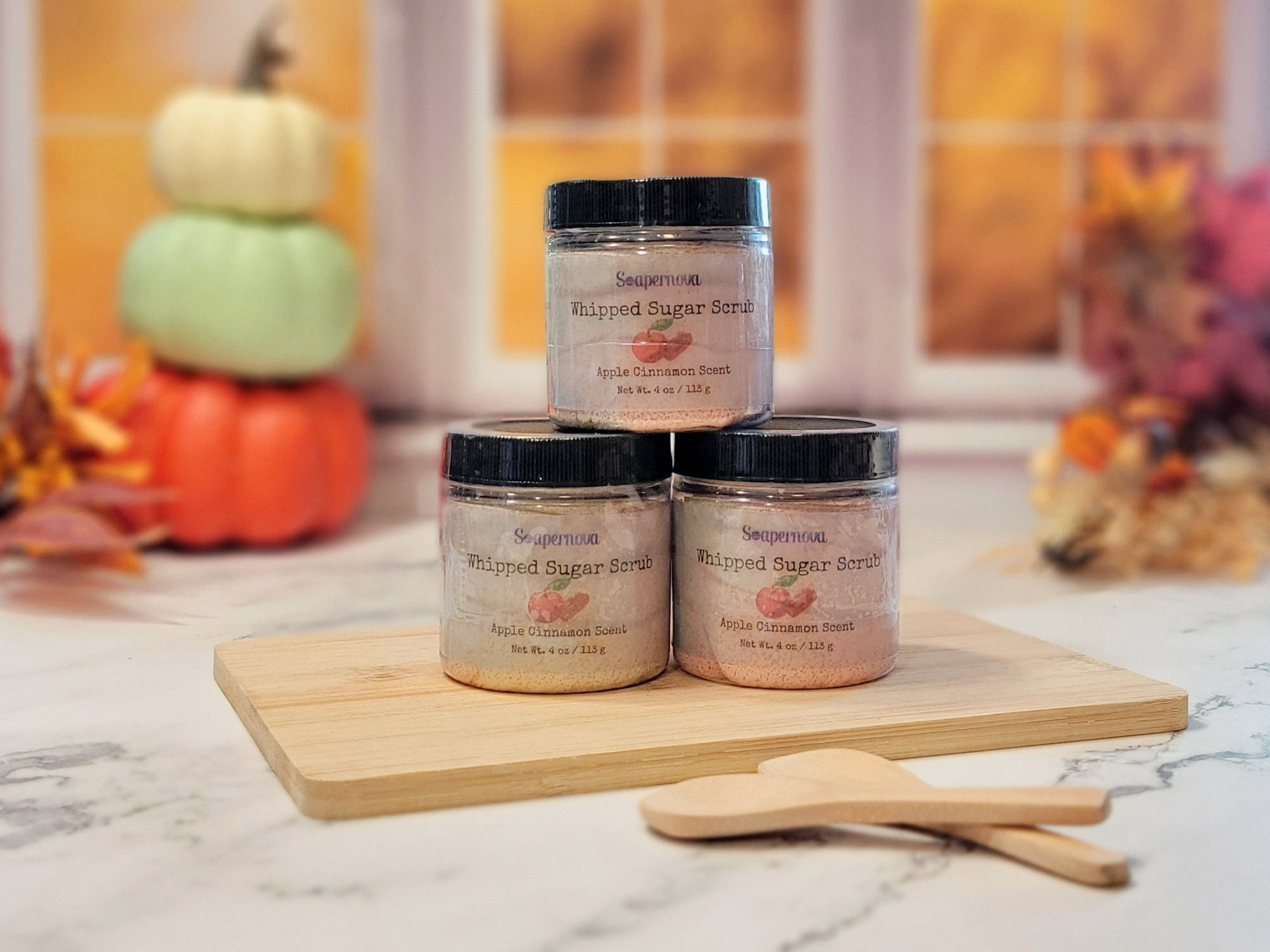 Apple Cinnamon Whipped Sugar Scrub