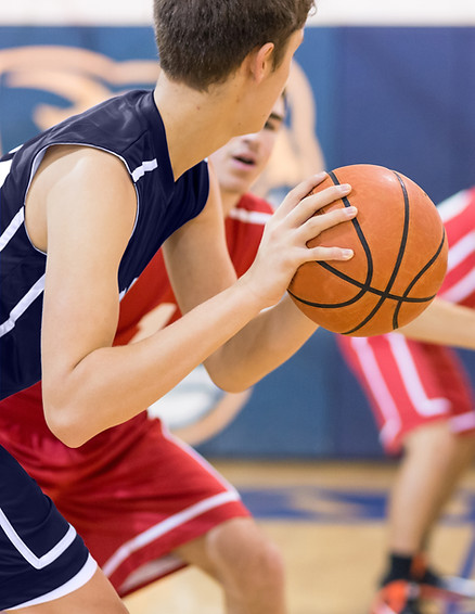 High School Basketball Game 