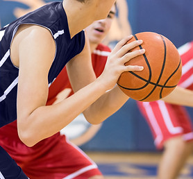 Basketball Game Action