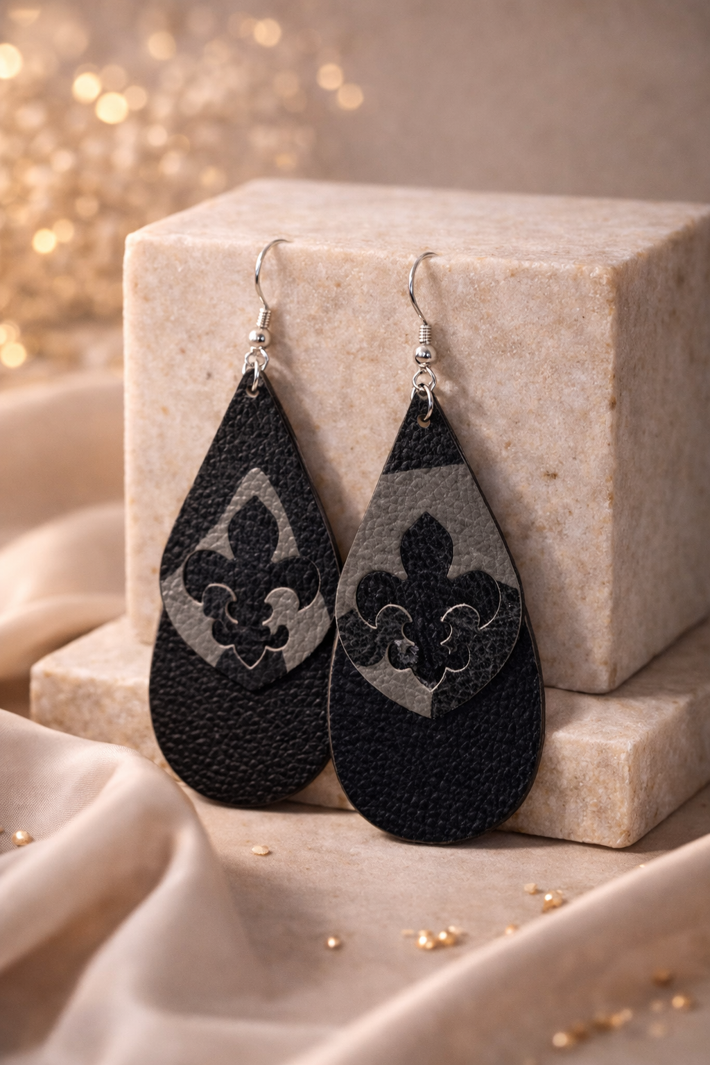 Midnight Sovereign Drops Earrings