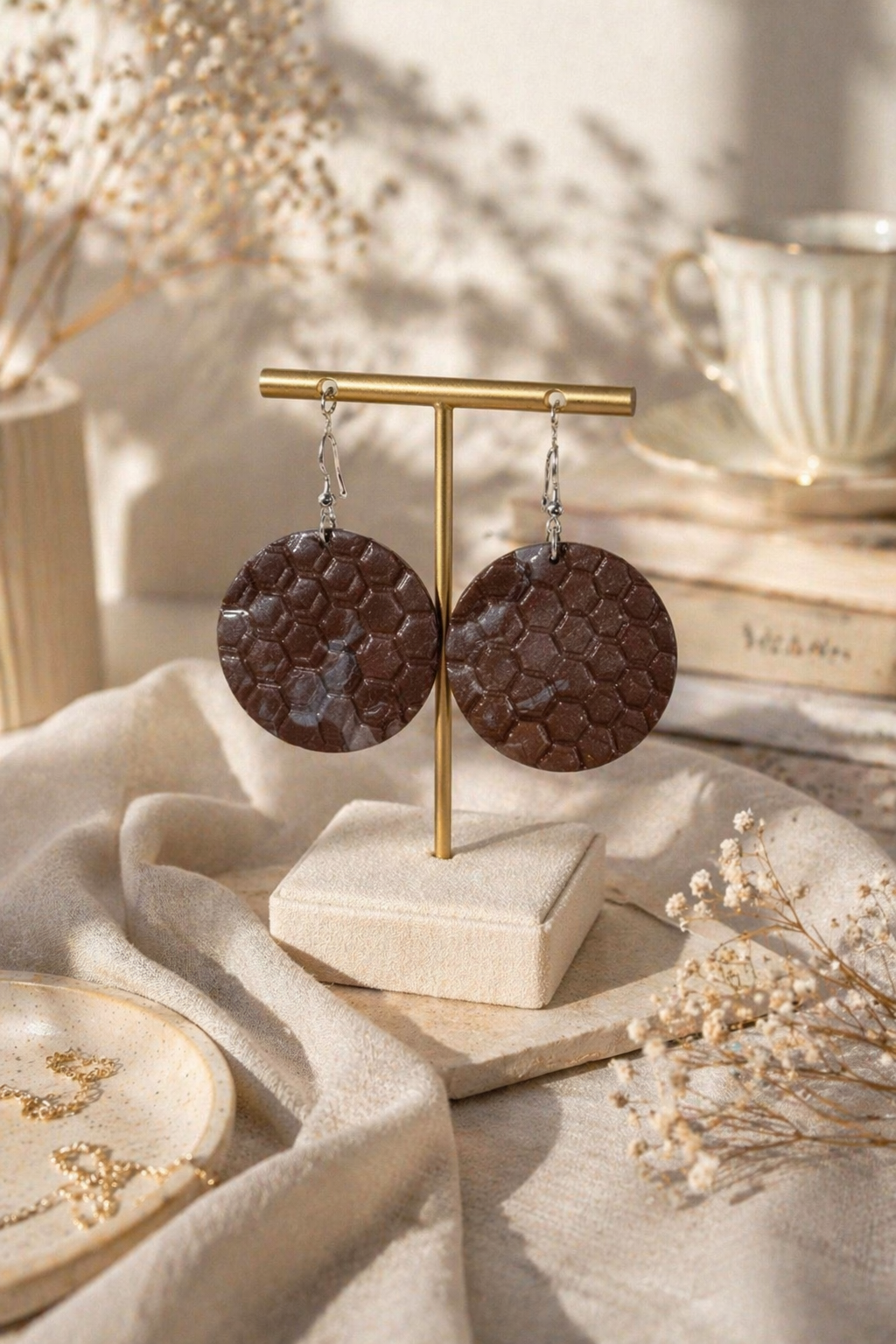 Terra Luna Medallions Earrings