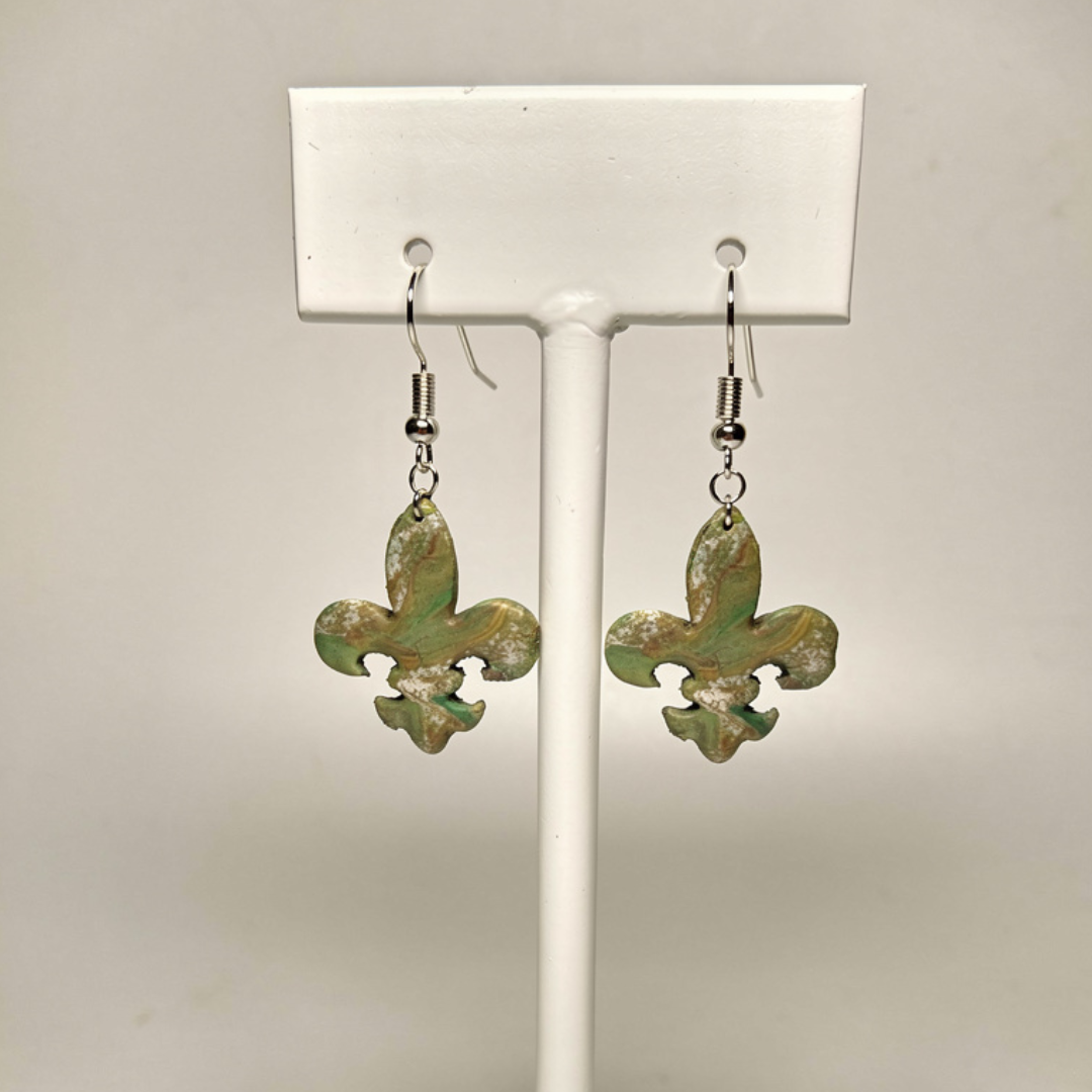 Verdant Fleur Drops Earrings