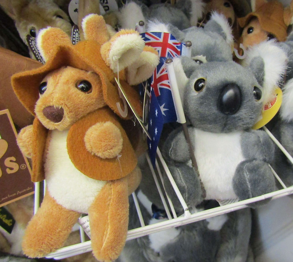 Toy Australian animals at My Red Shop