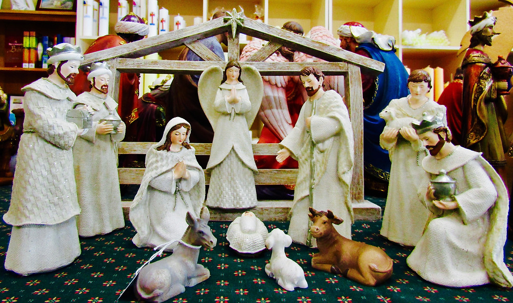 One of the many Nativity Sets on display at SCCS.