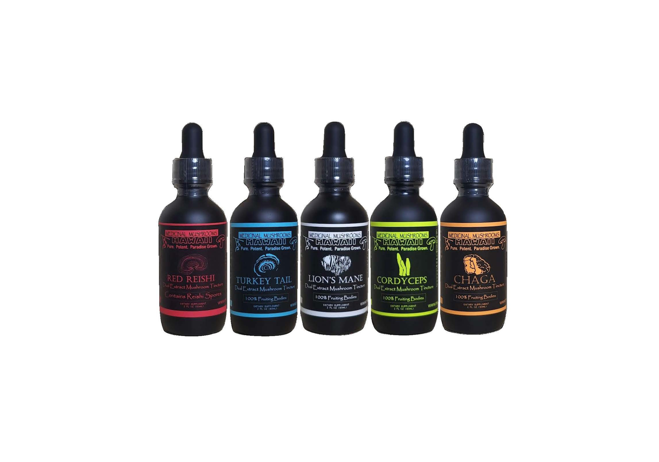 The Apex Collection Lion's Mane+ Cordyceps+ Reishi+ Chaga+ Turkey Tail