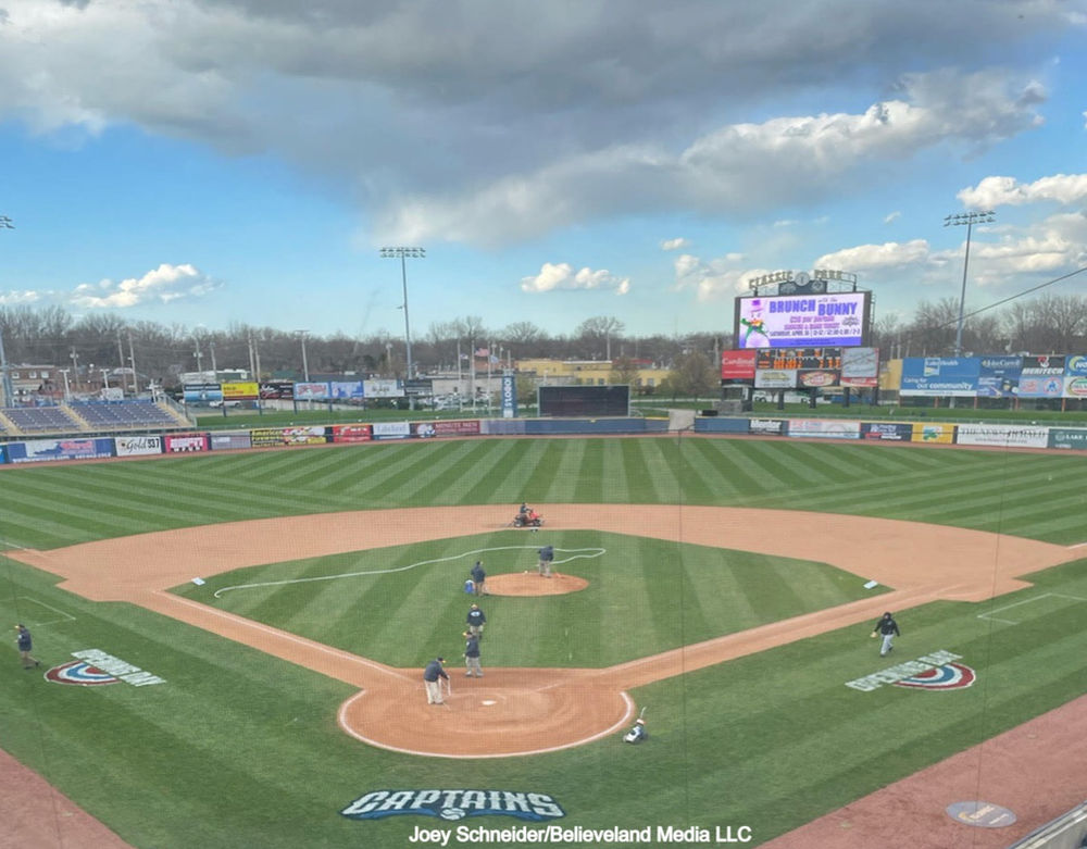 First Game experience as a reporter for the Lake County Captains