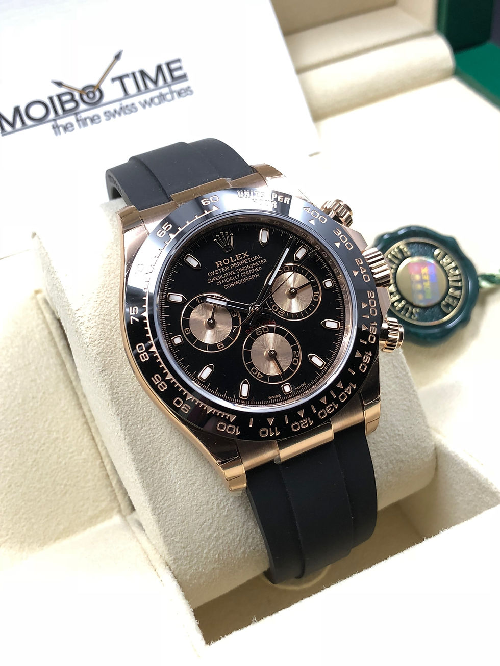 Thumbnail: Rolex Cosmograph Daytona 18ct Everose Gold Black Dial 116515LN