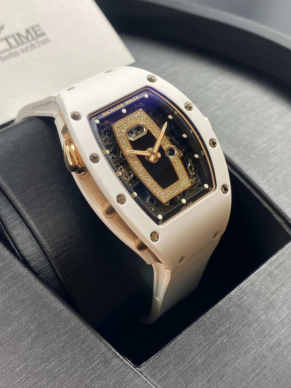 Thumbnail: Richard Mille RM037 18K Red Gold White Ceramic Onyx Dial