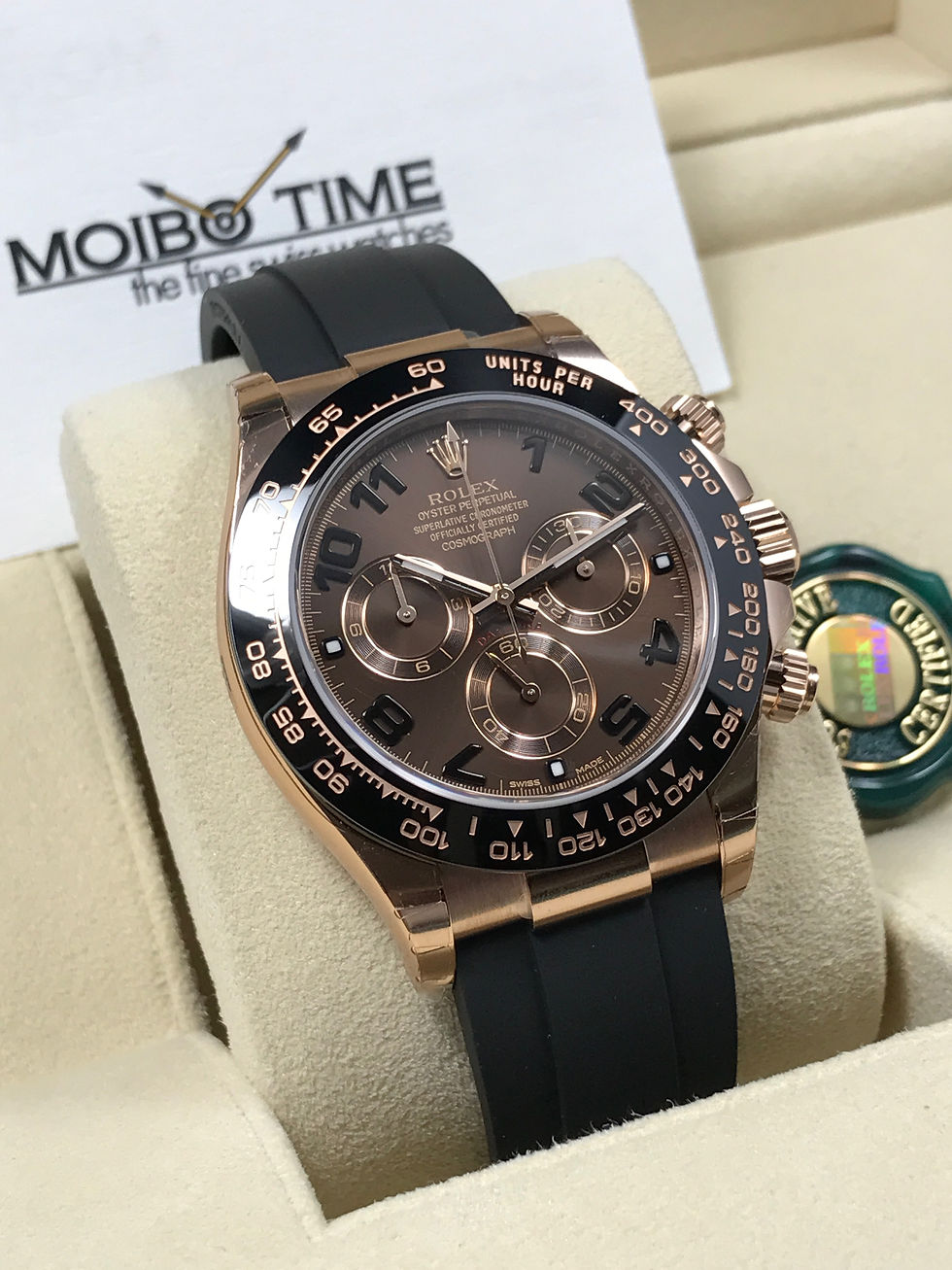 Thumbnail: Rolex Cosmograph Daytona 18ct Everose Gold Chocolate Dial 116515LN