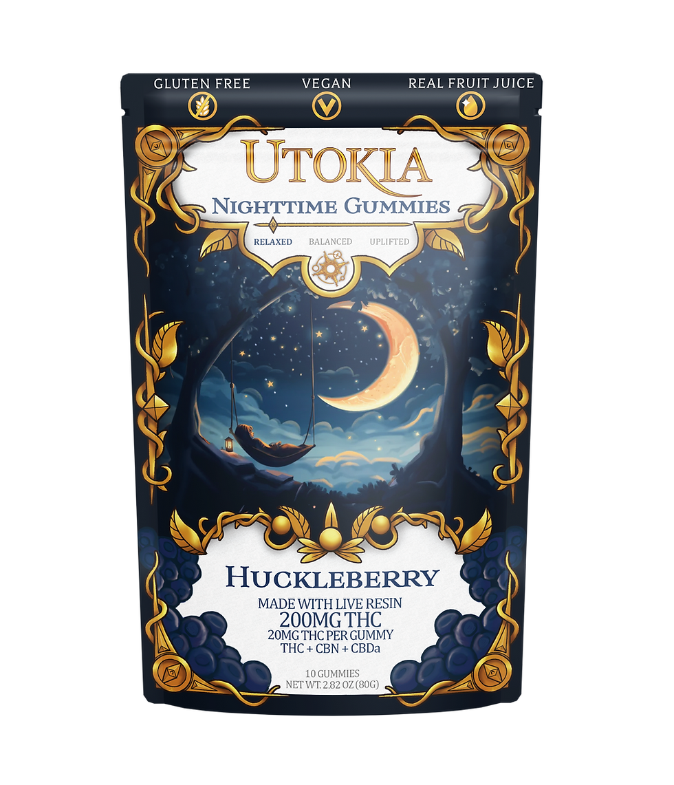 Utokia Nighttime gummies Front