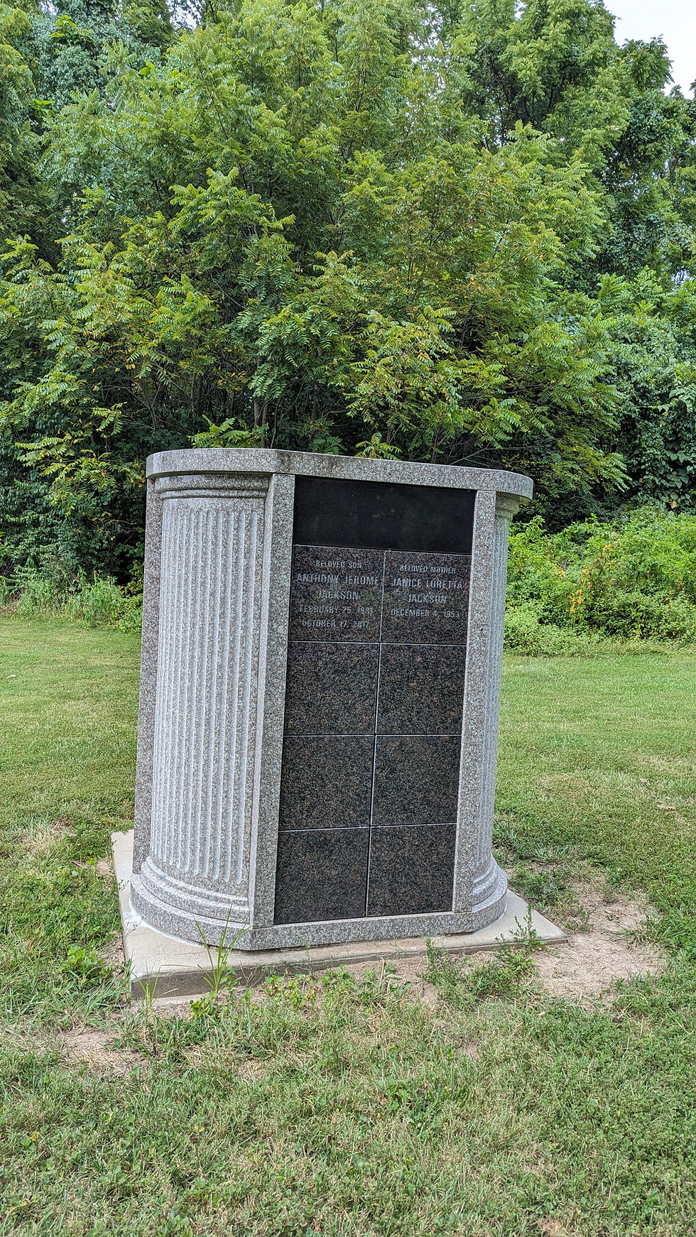 cremation monument columbarium at Zion in St. Louis