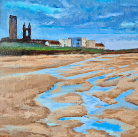 Sand puddles at St Andrews