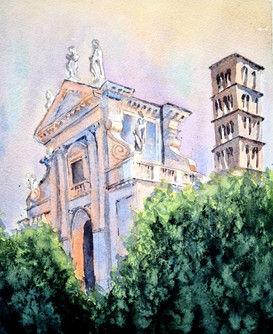 Santa Francesca Romana at the Roman Forum, Rome, Italy