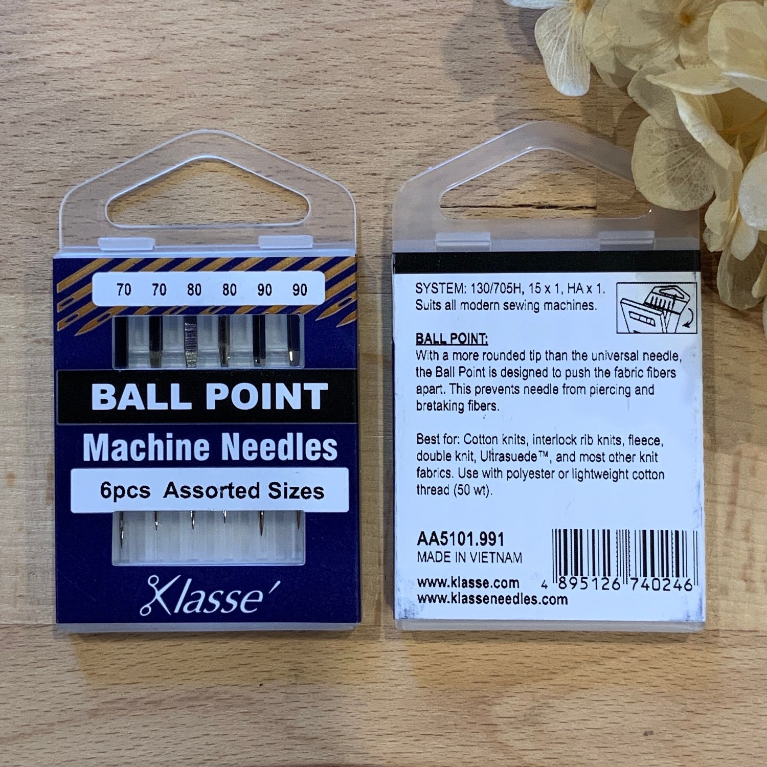 Ball Point Machine Needles Size 70 / 80