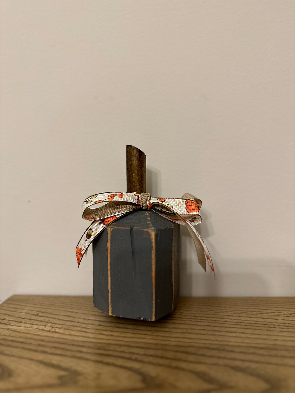 Thumbnail: Handmade Wooden Pumpkin | Mini Octagon | Distressed Fall Decor