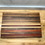 Thumbnail: Handmade Walnut, Ash & Bloodwood Striped Edge-Grain Cutting Board