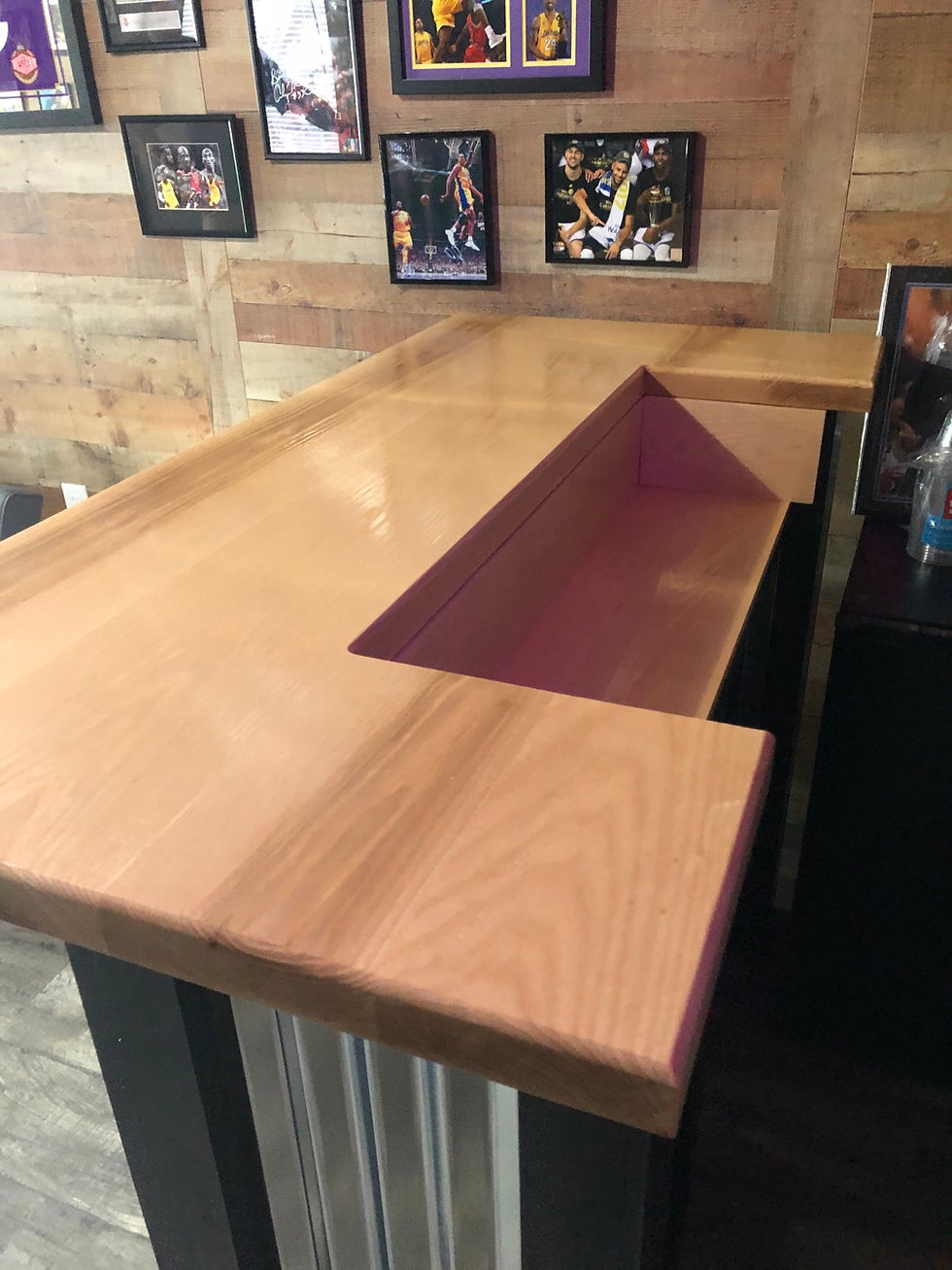 Thumbnail: Custom Home Bar | U-Shaped | Solid Wood | Handcrafted to Order