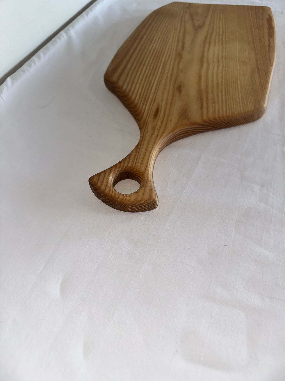 Thumbnail: Handcrafted Wooden Charcuterie Board with Handle | Knife Set & Care Kit