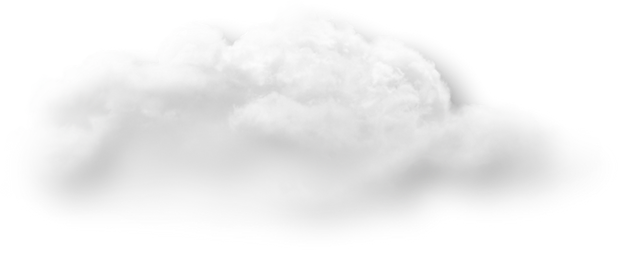 Eine helle, beinahe unsichtbare Wolke