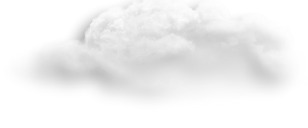 Eine helle, beinahe unsichtbare Wolke