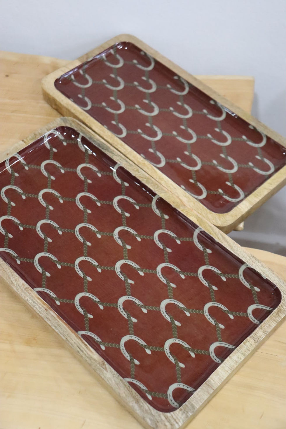 Miniatura: Bandeja rectangular herradura