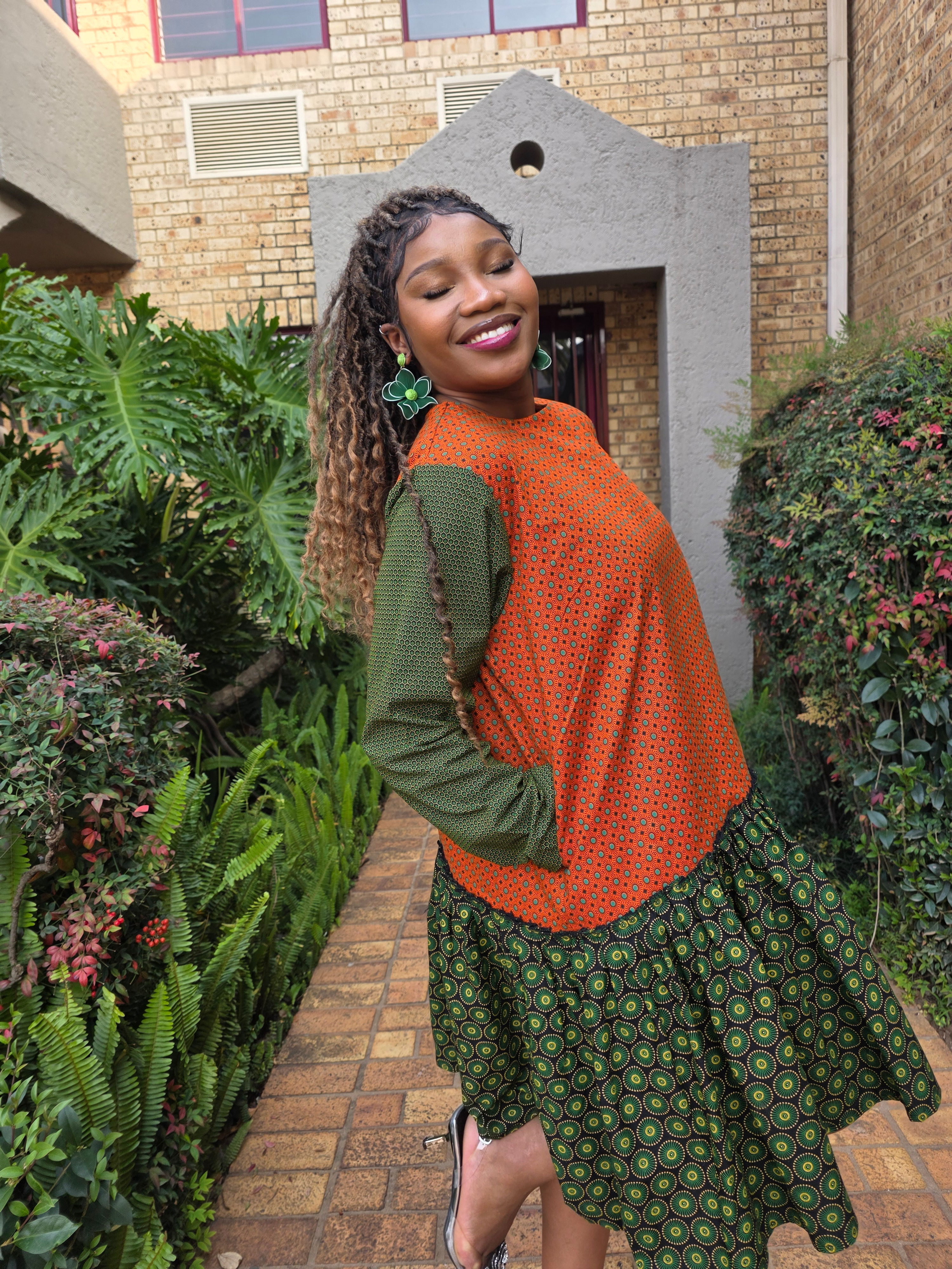 Seshweshwe Dress 02