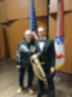 With my dad after my soloist performance!