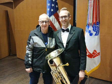 My Experience - US Army Band "Pershing's Own" Tuba and Euphonium Workshop, Washington DC, 2025.