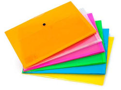 Cartelline In Pvc A4 Con Bottne