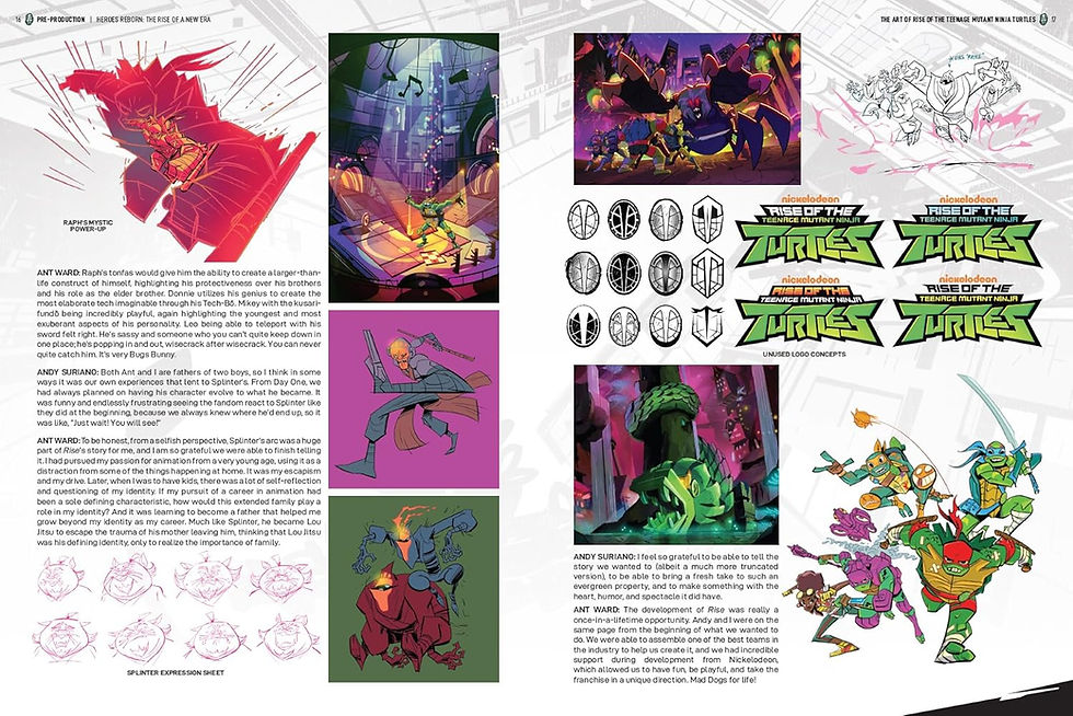 the art of rise of the teenage mutant ninja turtles
