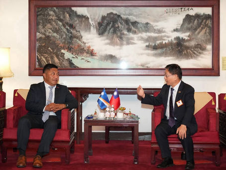 Minister of Foreign Affairs and Trade Kalani R. Kaneko Leads Official Delegation to Taiwan
